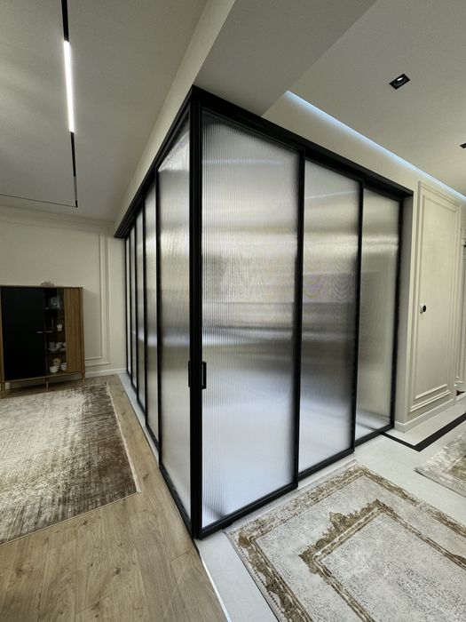 Перегородки на заказ телескопические, купейные (лофт, loft.)