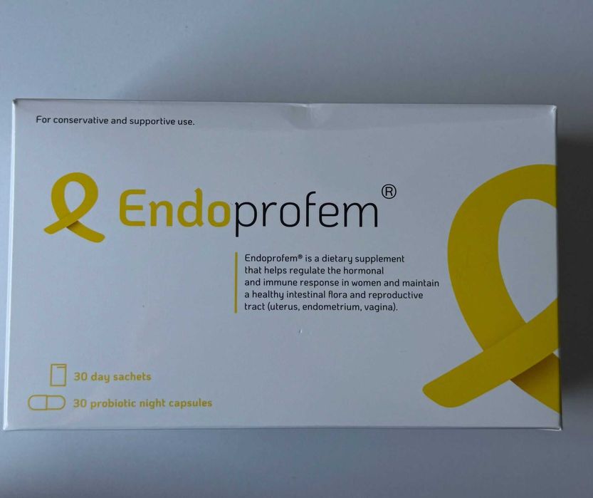 Endoprofem – 30 plicuri + 30 capsule | Nou, sigilat, exp. 08/2026