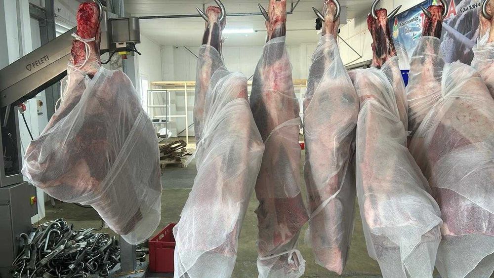Мясо говядины в четвертинах