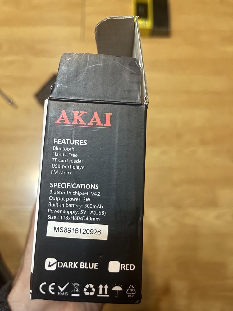 Boxa bluetooth Akai ABTS MS89 noua