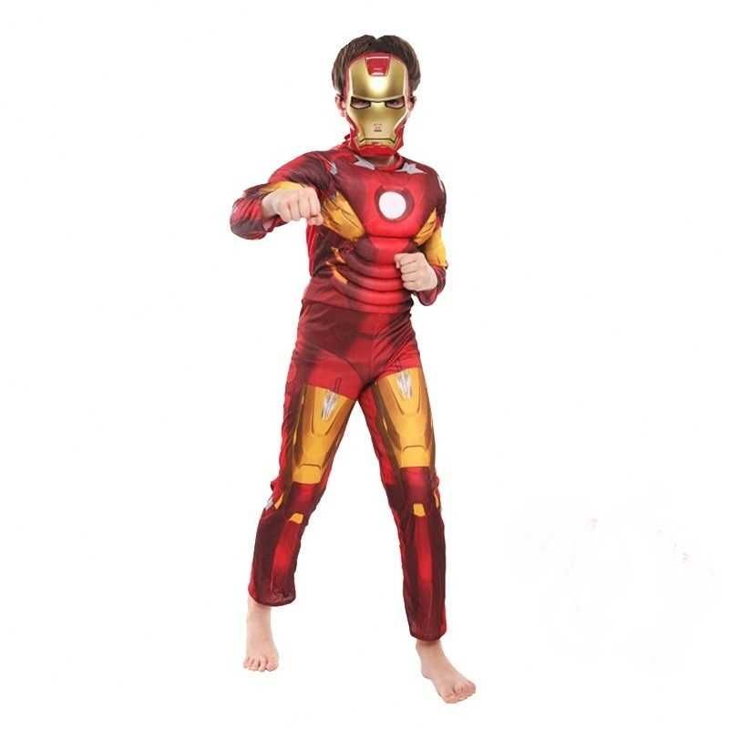 Детски маскировъчен костюм Железният човек с мускули