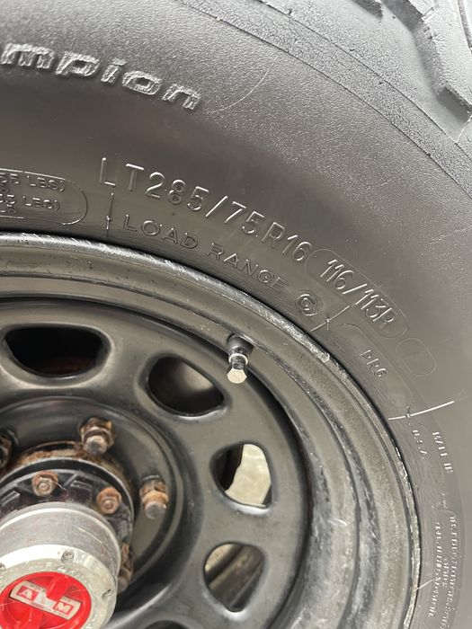 Продавам 285 75 16 All Terrain с джанти