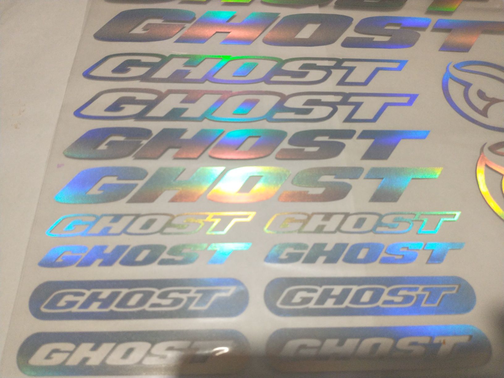Autocolante Bicicleta Ghost (full sheet)