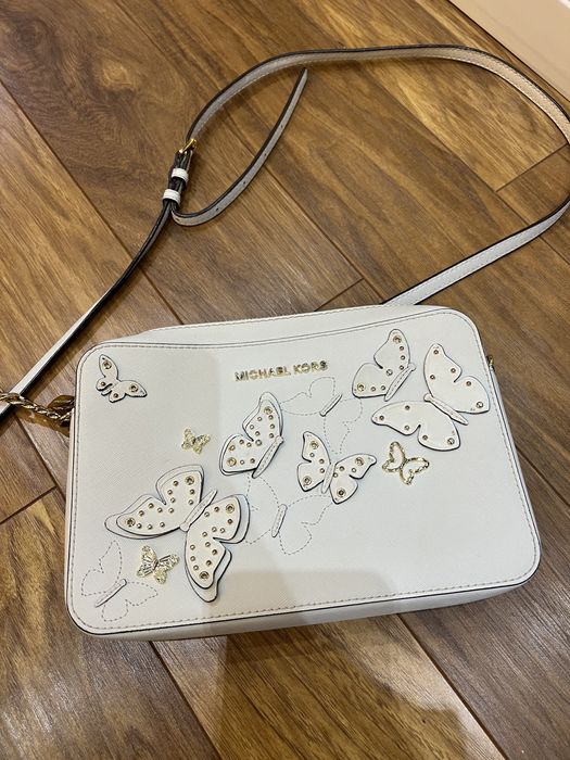 Бяла чанта Michael Kors