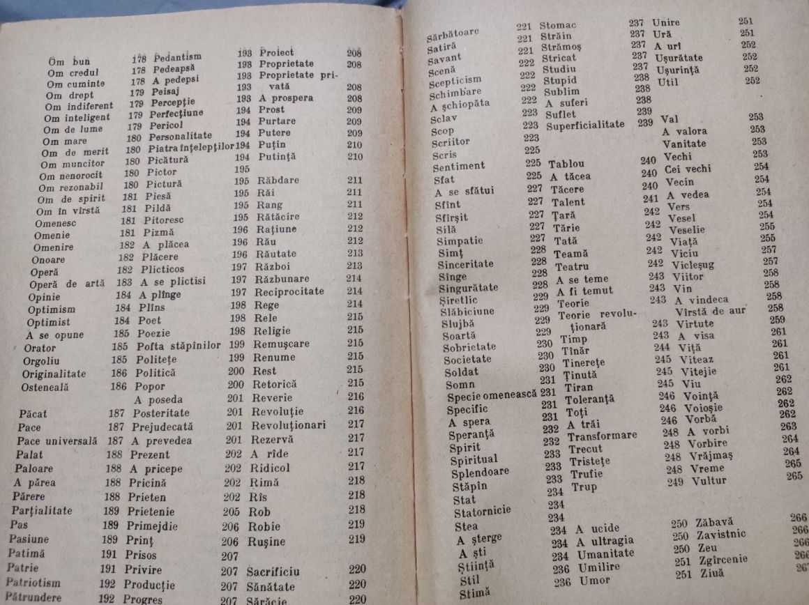 Carte veche 1962 Dictionar de maxime comentat