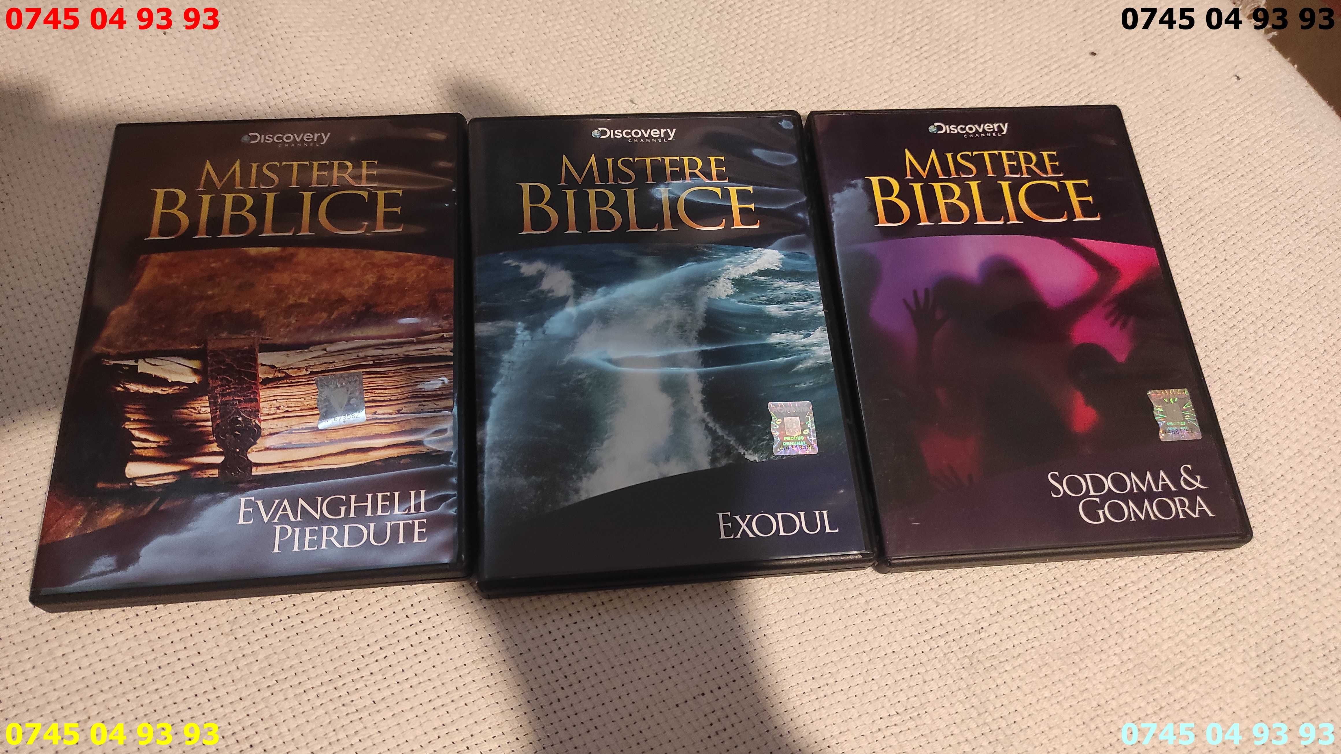 colectie 3 dvd discovery channel MISTERE BIBLICE pret pe toate 3