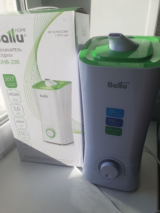 Качественный большой Увлажнитель воздуха Ballu на 3.5 литра с аромакап