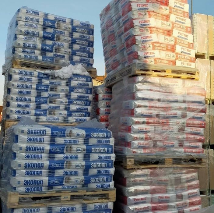 Экопол родбант родгипс глад крепость финишка шпалевка стяжка кафельный