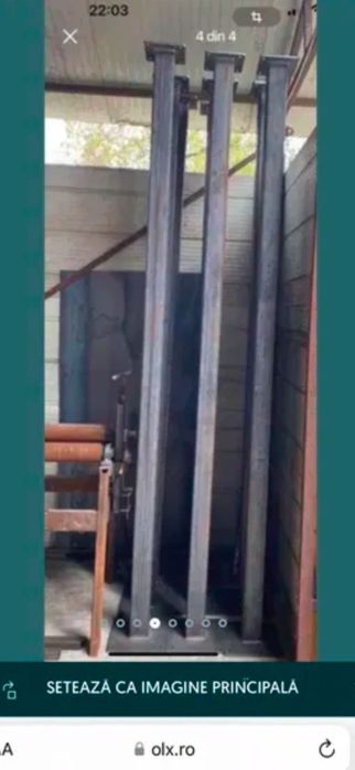 Structură metalică montabila pe șuruburi