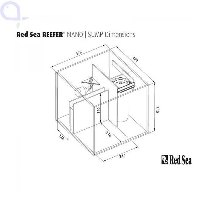 Acvariu marin cub Red Sea (+sump/stand) + echipamente + animale/corali