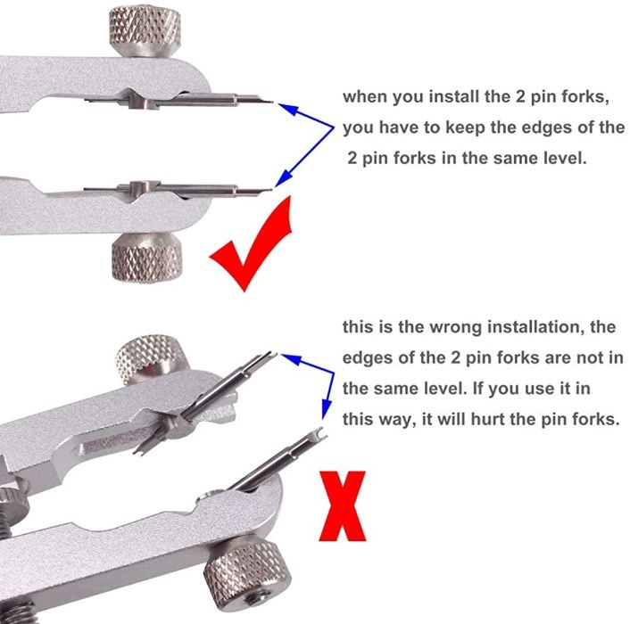 часовникарски инструмент за монтаж, демонтаж на патент