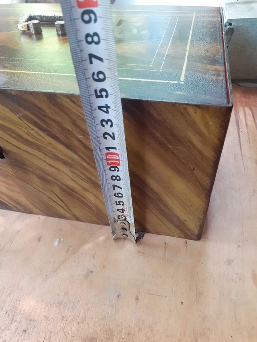 Стара каса сейф касетка банка с ключ