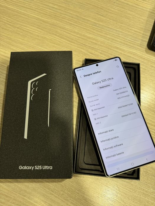 Samsung S25 Ultra, 12GB RAM, 256GB, 5G, Titanium Black, Impecabil!!!