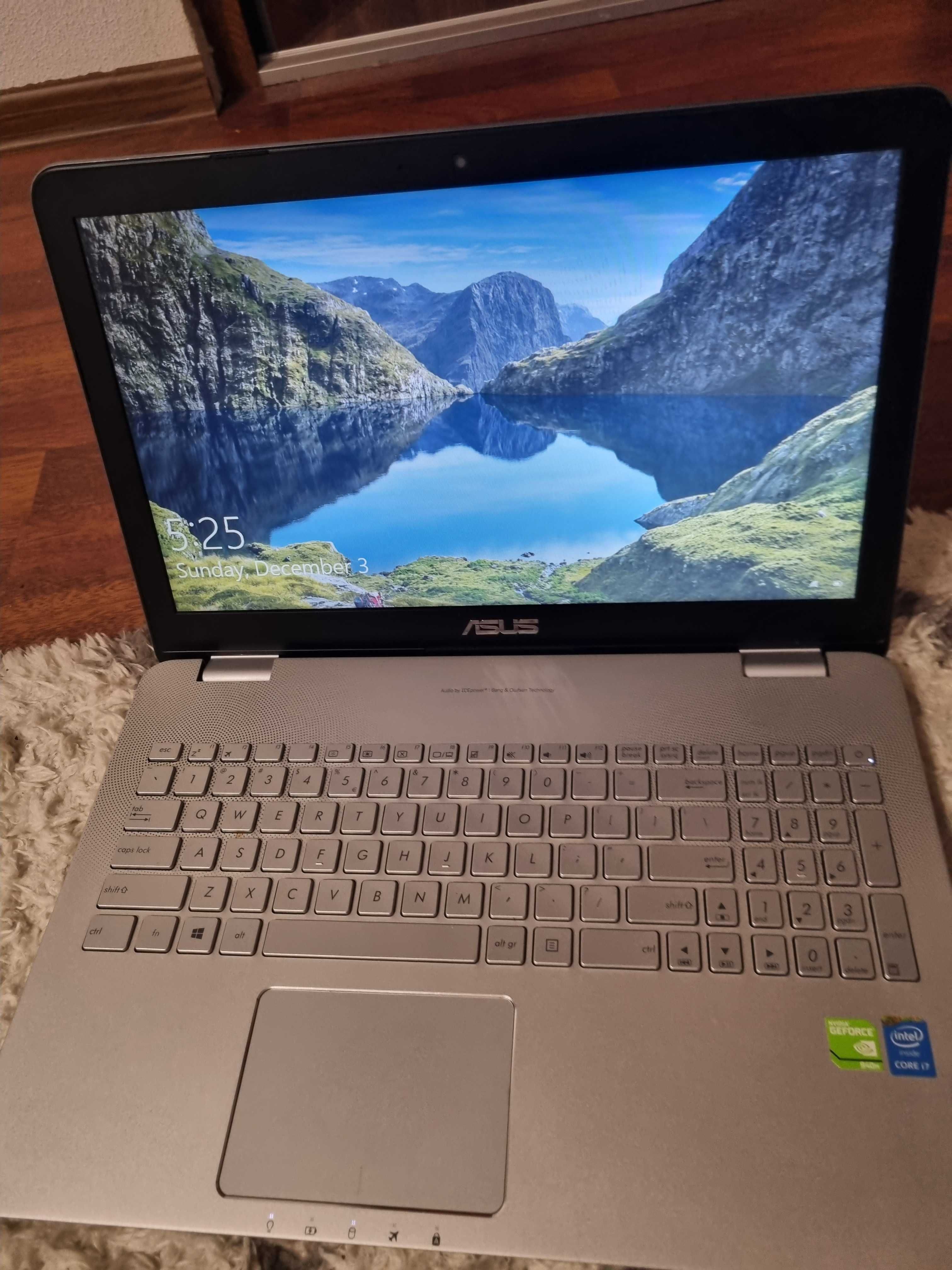 Laptop Asus i7 NVidia GT 940M 2GB, Sunet Bang&Olufsen Carcasa Aluminiu