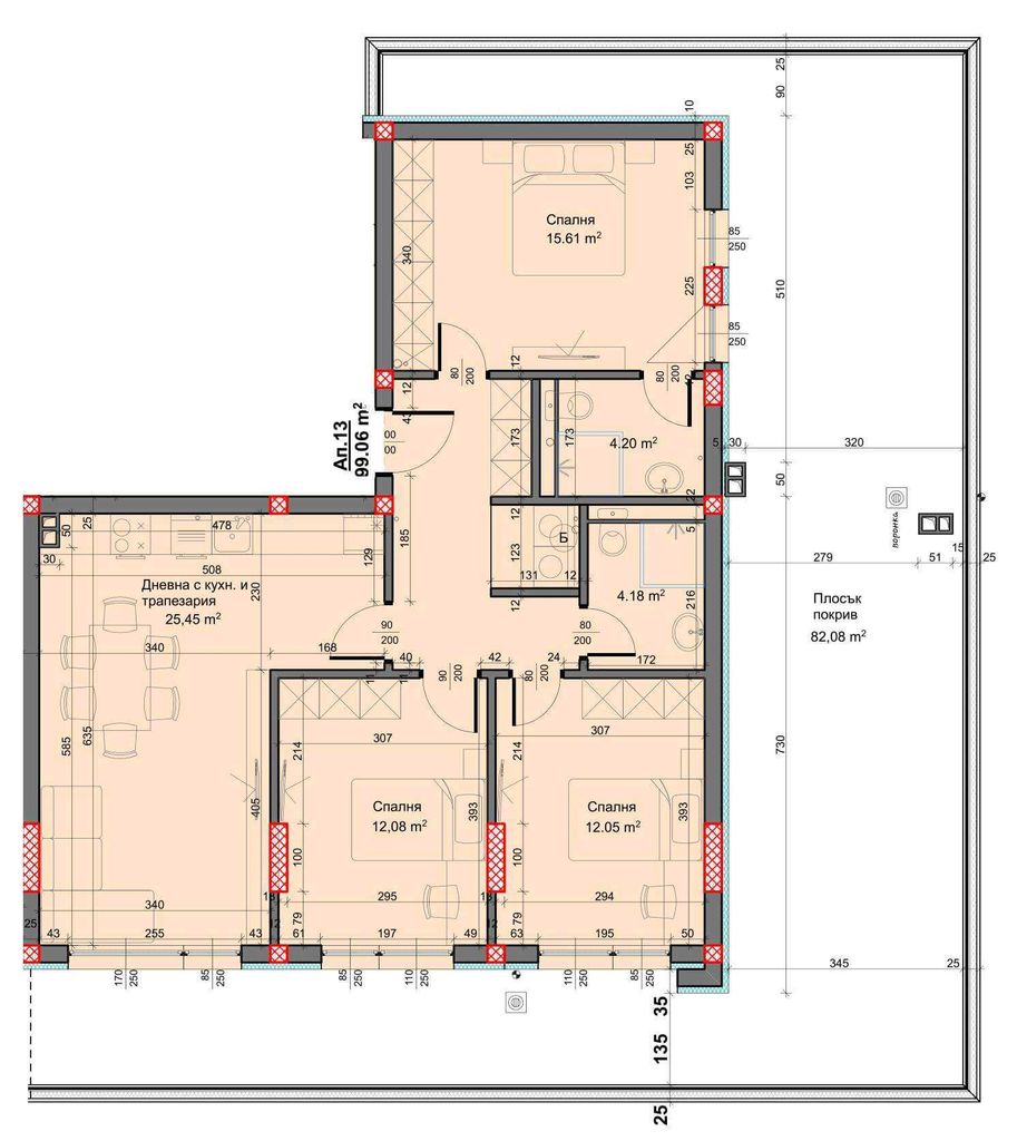Продава се Четиристаен апартамент в Варна, Възраждане 3 - 198 кв.м за 957 €/кв.м - Снимка #1