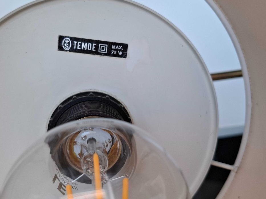 Lampa veioza Elvetia pt birou Frits Muller Temde Leuchten anii 60