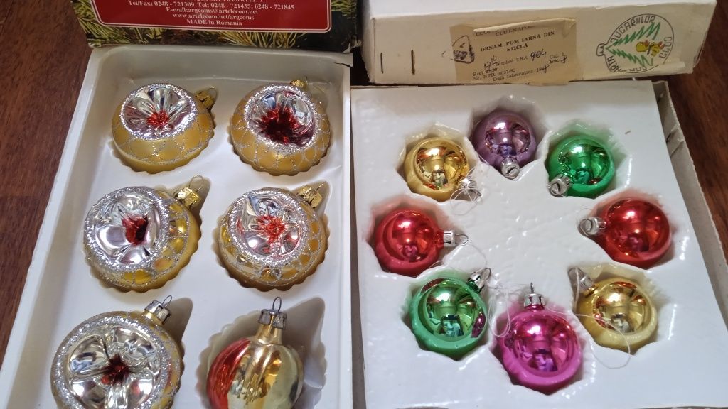 Globuri sticlă și decorațiuni Crăciun