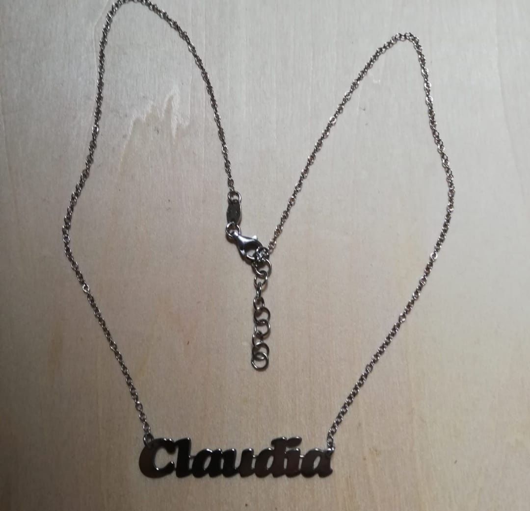 Colier din argint personalizat Claudia - Italia