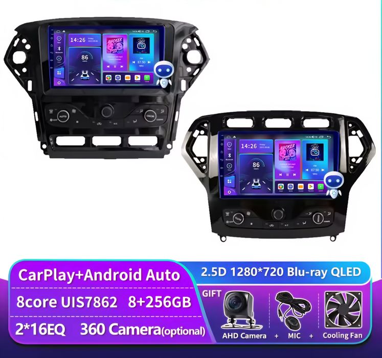 Navigatie android Ford Mondeo Waze YouTube