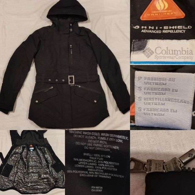 Geaca Columbia Omni-Heat Omni-Shield mărime S dama parca pufoaica gros