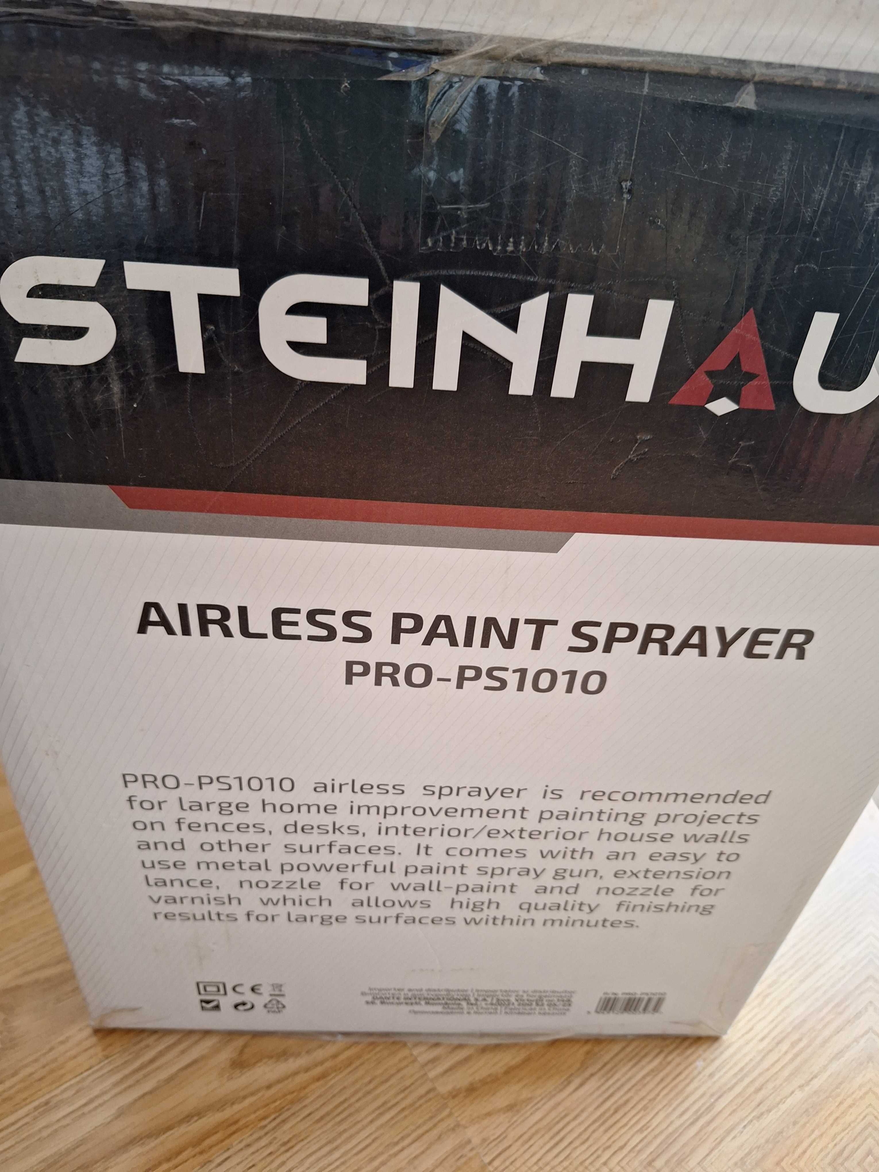 Помпа за безвъздушно боядисване Steinhaus PRO-PS1010, 1010 W,1,5 л/мин