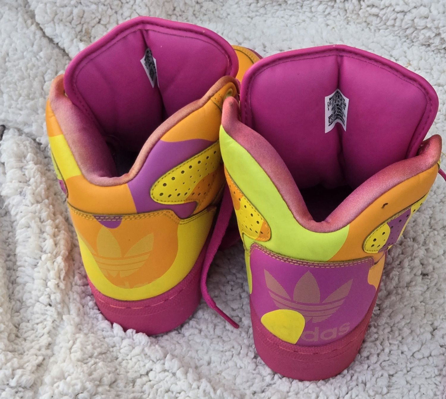Adidas Jeremy Scott оригинални дамски сникърси естествена кожа 37 1/3