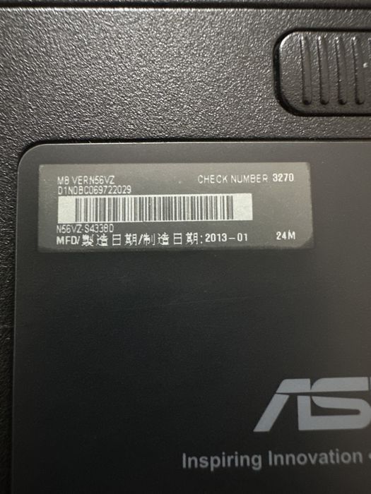 Laptop Asus N56VZ