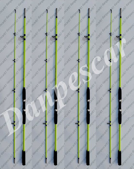 SET 4 Lansete WB fibra sticla plina 2,70m cu 4 Mulinete FL HP5000 7rul