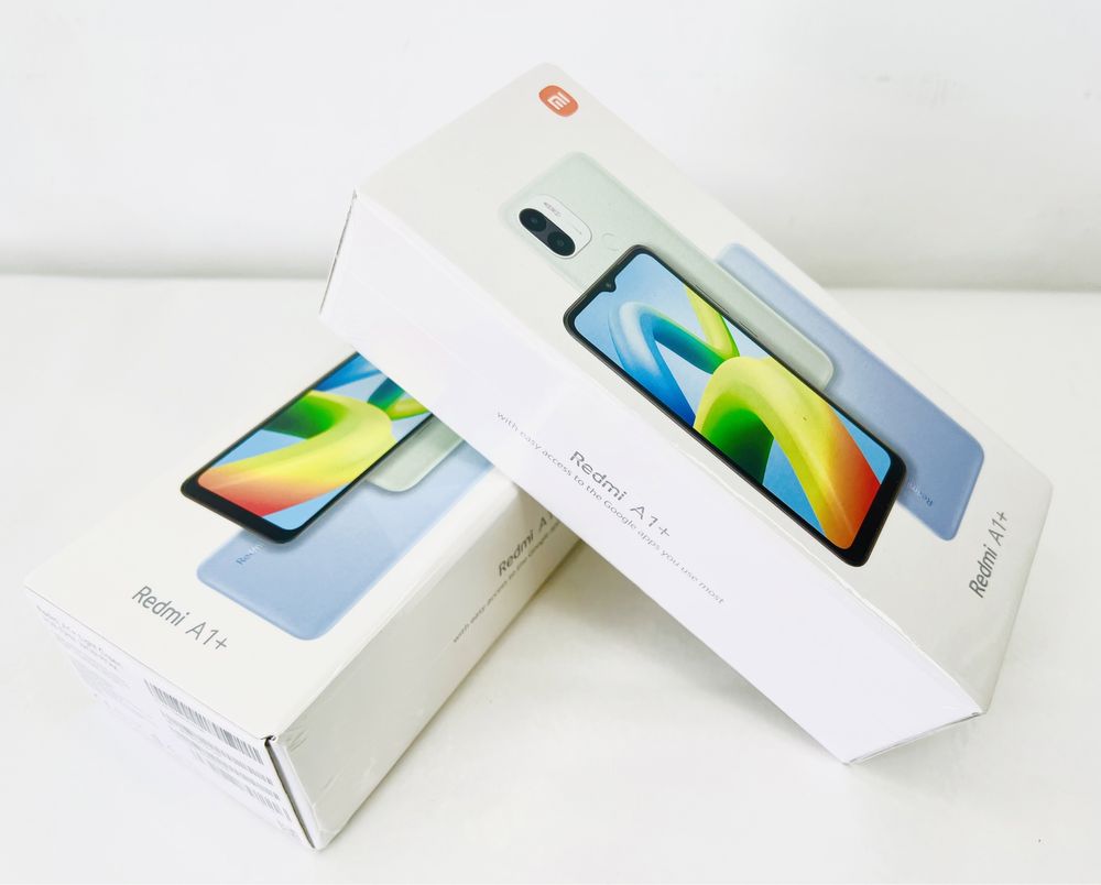 НОВ! Xiaomi Redmi A1+ 32GB 2RAM Black / Light Green 2г. Гаранция!