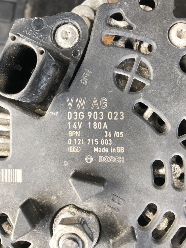 Alternator Volkswagen Passat B6 2.0 TDI 140 cp 2006 bmp