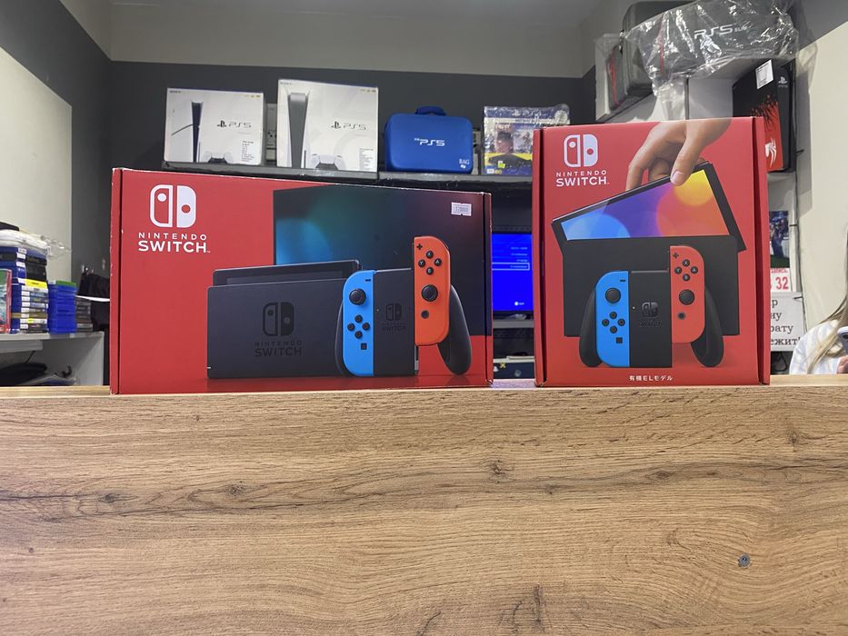 nintendo switch NS oled прошитые новые +20игр