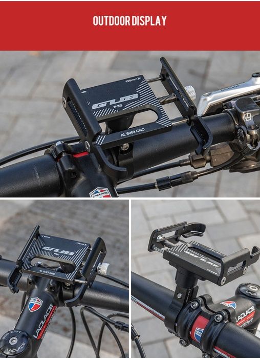 Suport aluminiu smartphone Gub P30 bicicleta motocicleta trotineta rot