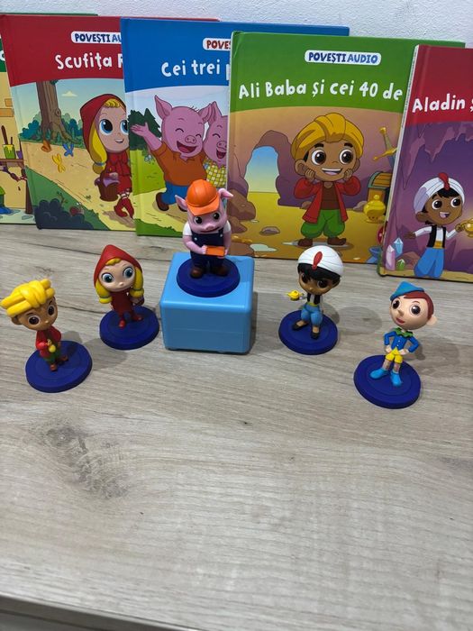 Boxa litera si 5 figurine cu povesti