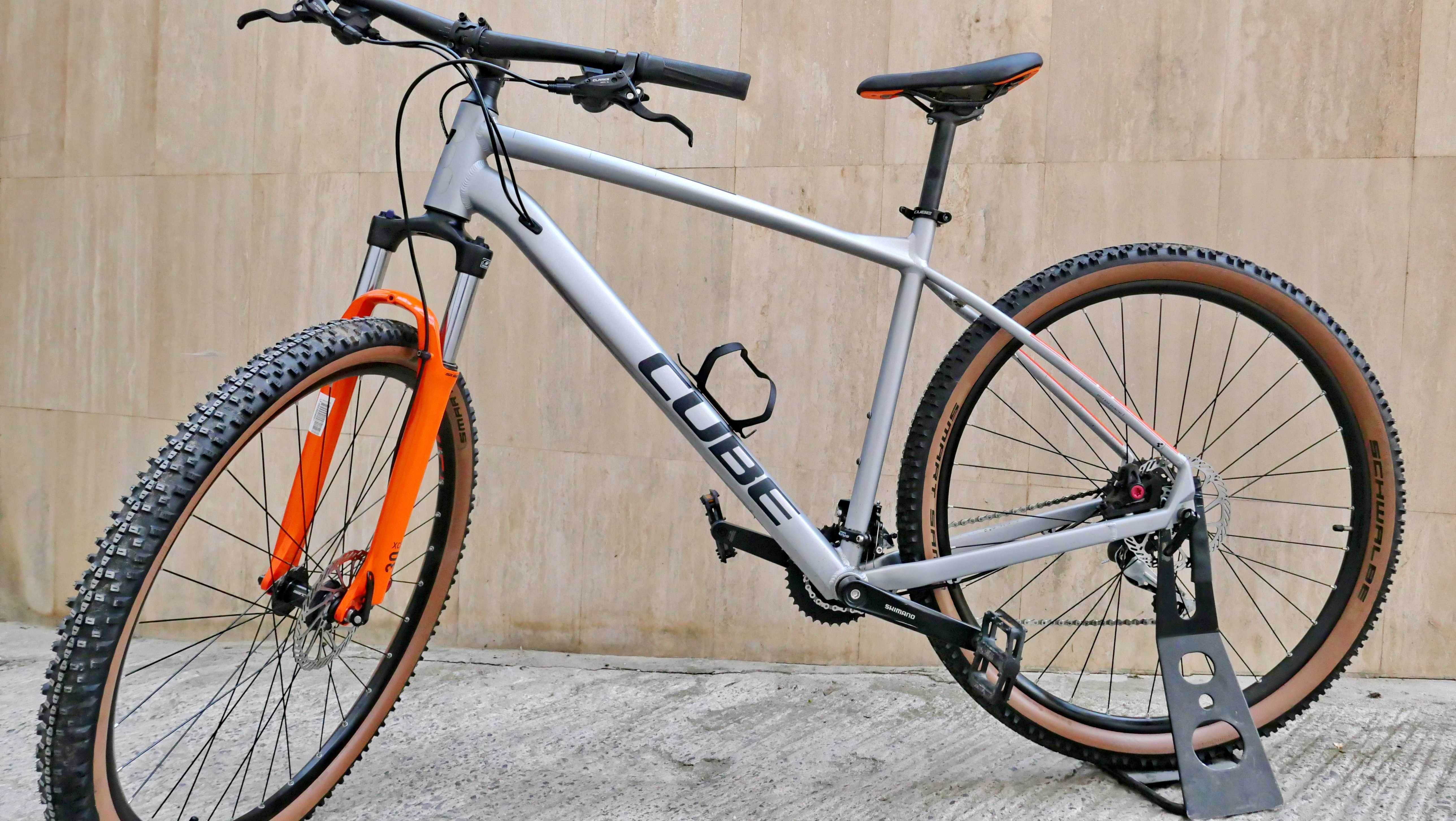 Cube Aim Race, 29 XL, Suntour 100 мм, 2x8 скорости, дискови спирачки