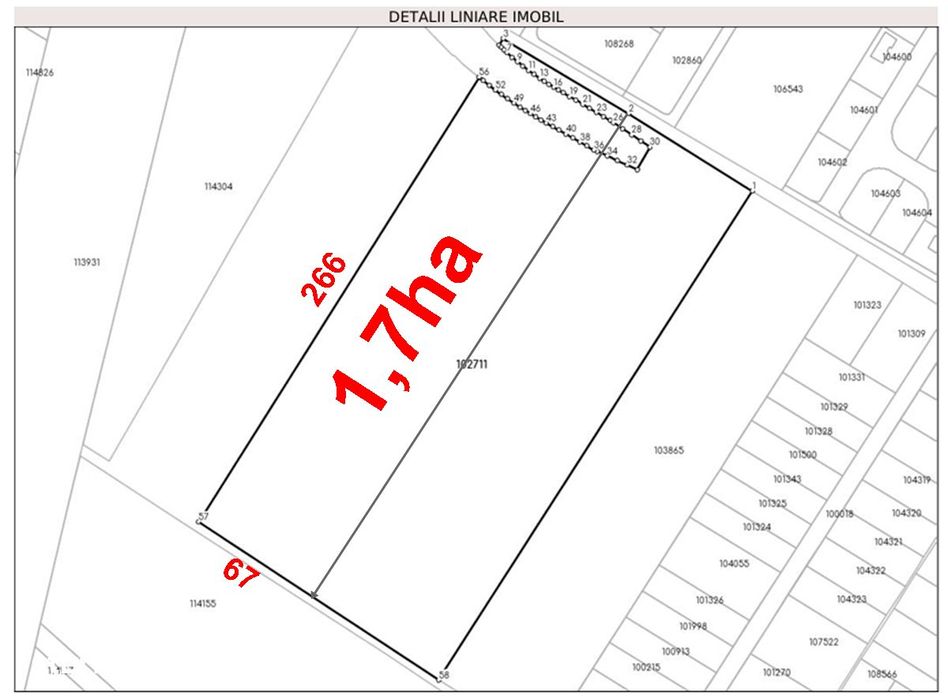 Teren intravilan pentru dezvoltare rezidentiala, Cristian - Brasov.