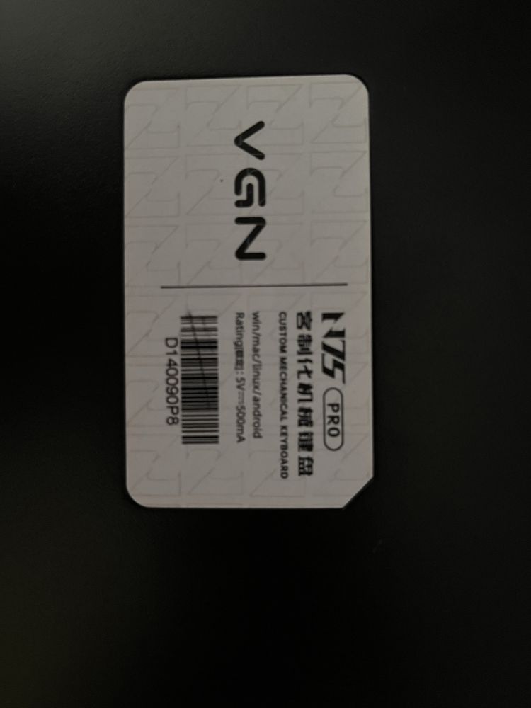 Продаётся беспроводная клавиатура VGN N75 Pro в отличном состоянии