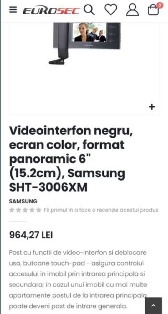 Videointerfon Samsung