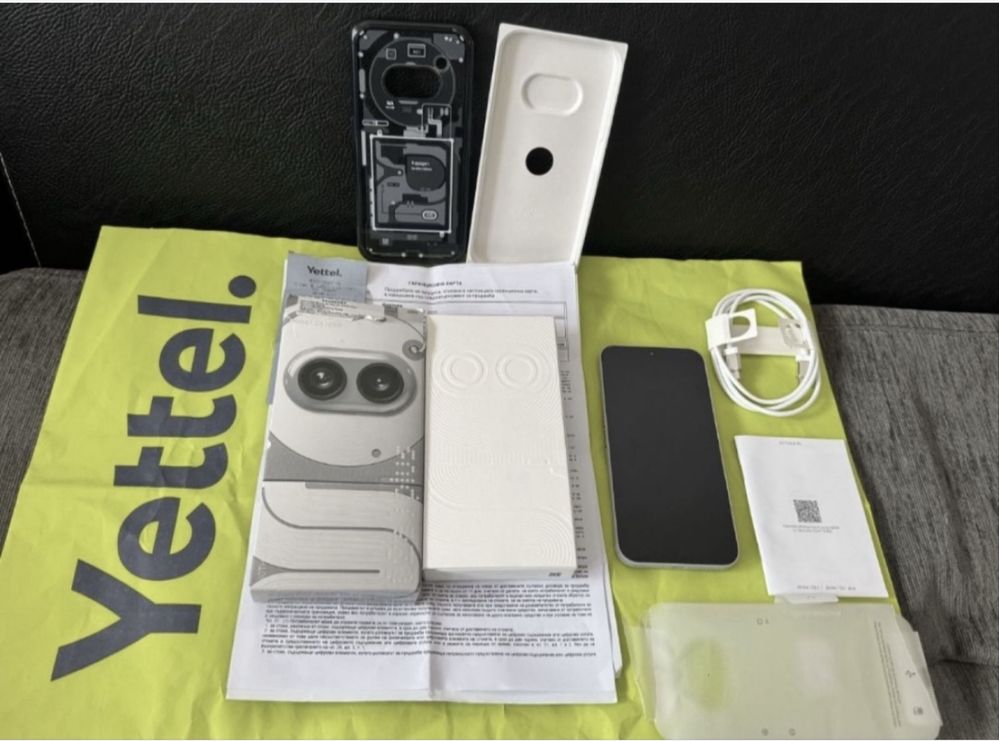 КАТО НОВ 256GB Nothing Phone 2A Plus 5G Гаранция Yettel 2027г. Grey