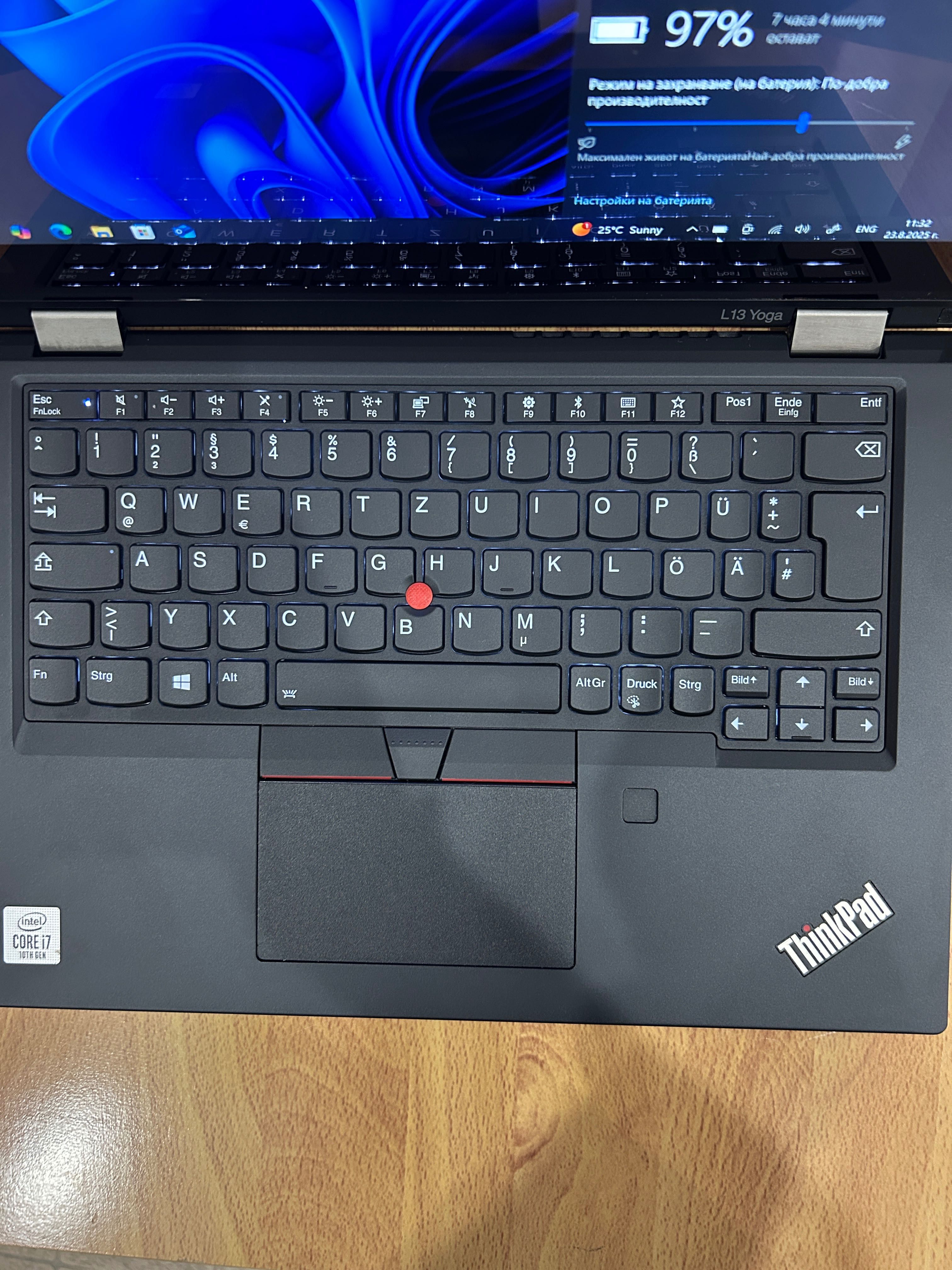 Като нов! Лаптоп Lenovo L13 Yoga i7/16GB RAM/512GB с 3 мен. гар.! ТЪЧ