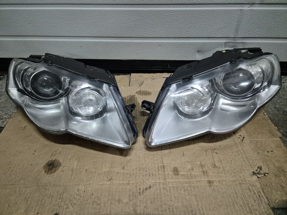 Faruri Xenon VW Passat B6 complet echipate. 2005-2010. Volan stinga.