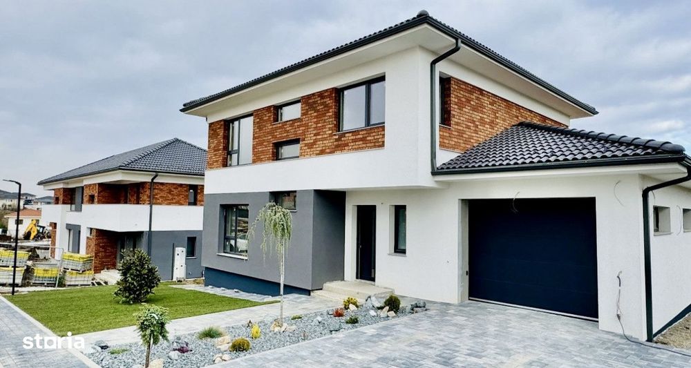 Ansamblu de case premium, 150mp utili, 431mp teren, Dezmir