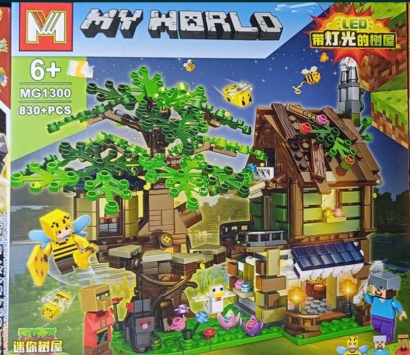 Конструктор на Майнкрафт 830части