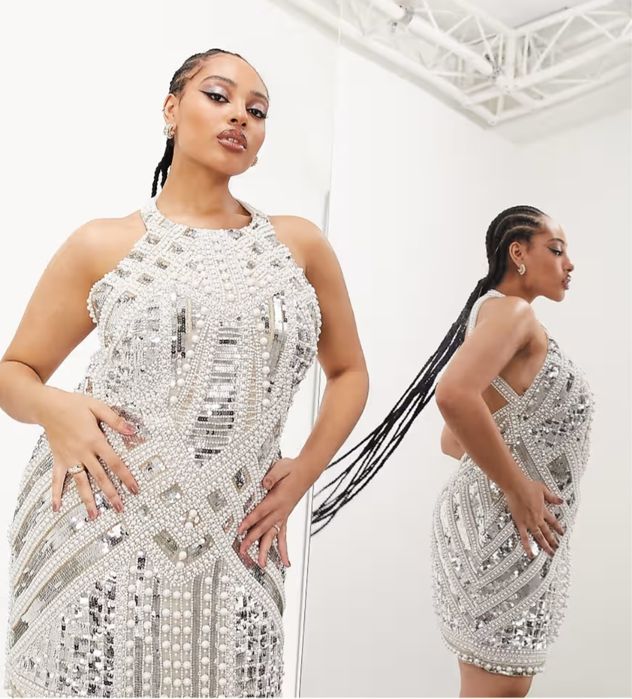 Рокря с паети и маниста ASOS