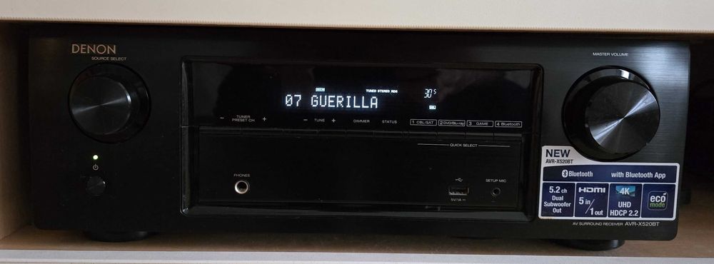 Receiver Denon AVR-X520BT