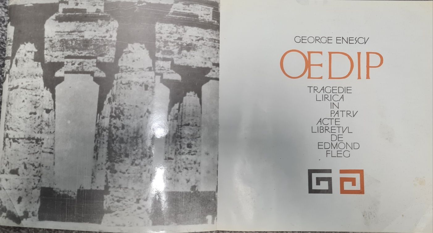 Discuri vinil pick-up George Enescu- OEDIP