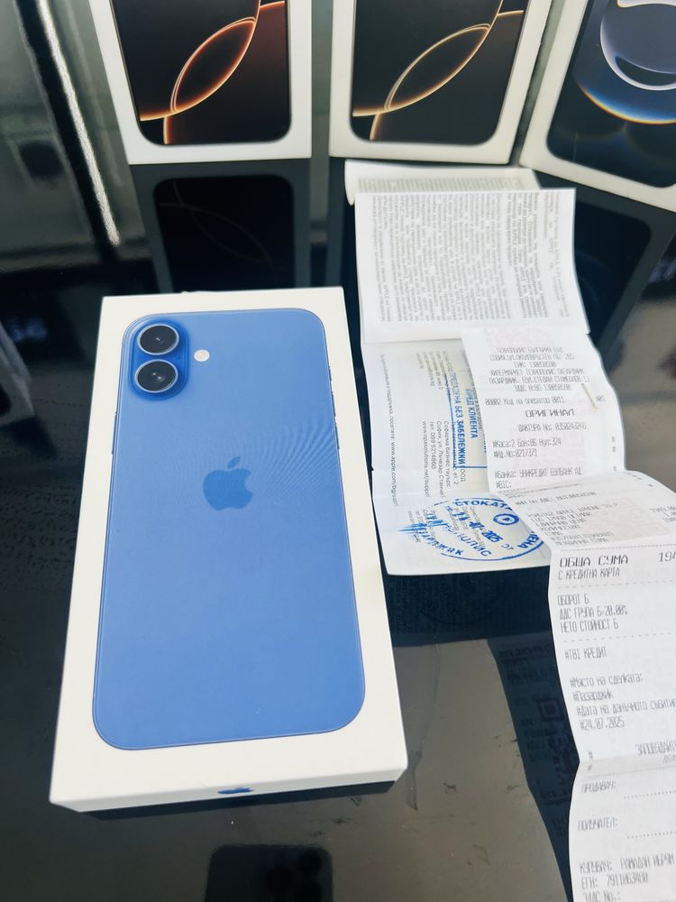 IPhone 16 Plus 128GB чисто нов  с 2 г. Гаранция