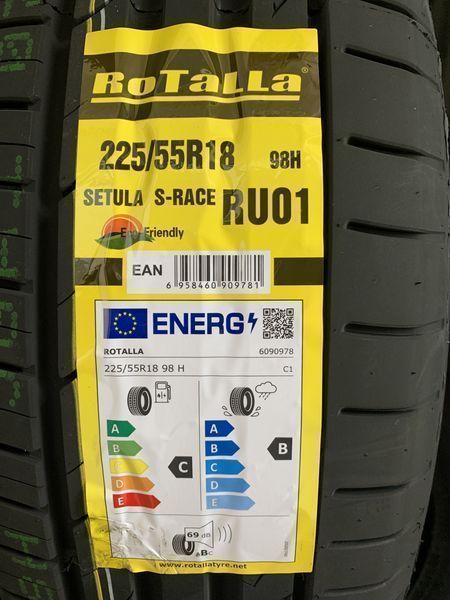 Нови летни гуми ROTALLA SETULA S-RACE RU01 225/55R18 98V НОВ DOT