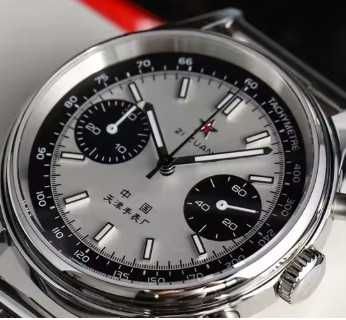 Ceas 1963 pilot 42 mm impermeabil retro cuarț cronograf vintage