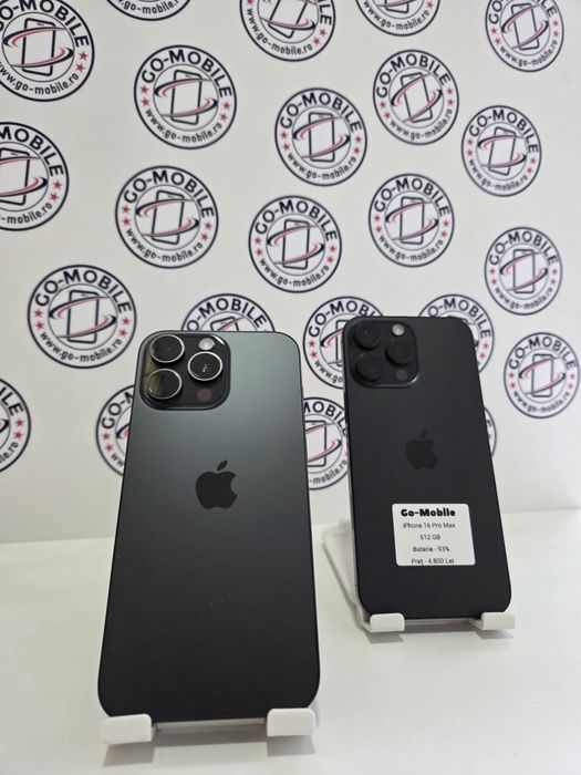iPhone 16 Pro Max - 256GB - 512GB - Impecabil - Garantie
