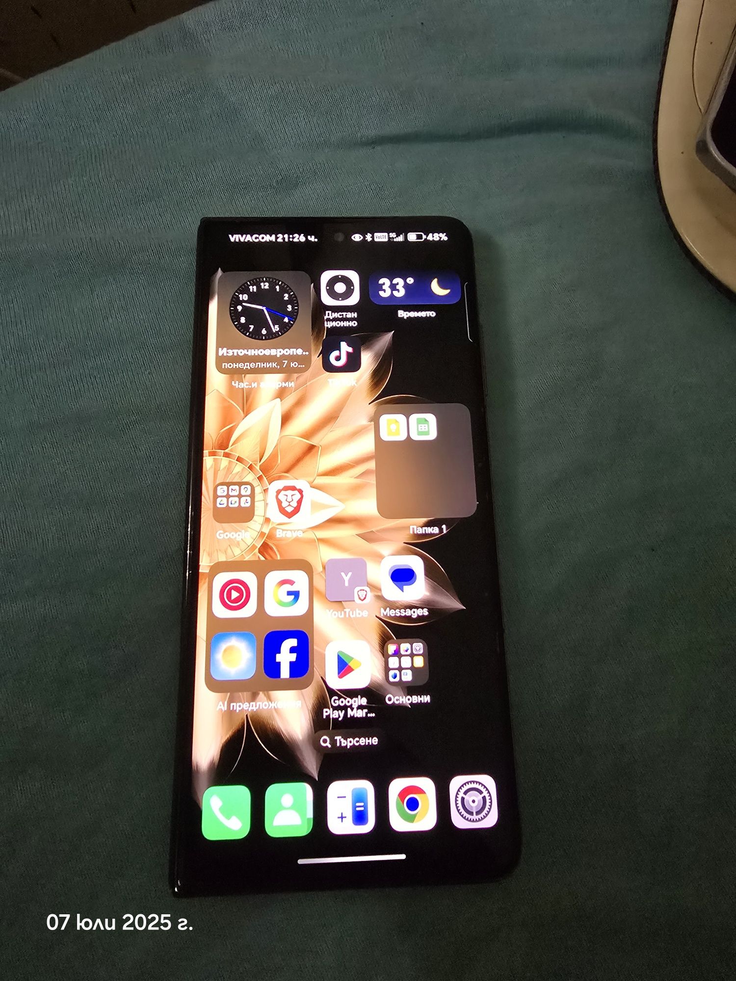 Honor Magic V2 512gb един работещ  екран 12ram